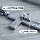 Cordão Pai Nosso — Aço Cirúrgico 316L ✝️